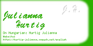 julianna hurtig business card